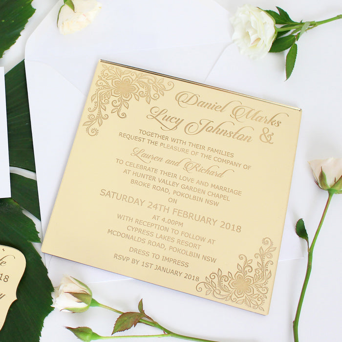 Wedding Invites - Acrylic vs. Wood