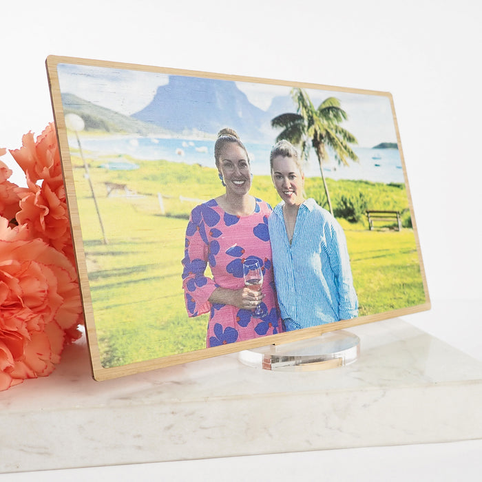 Professionally printed wooden birthday card
