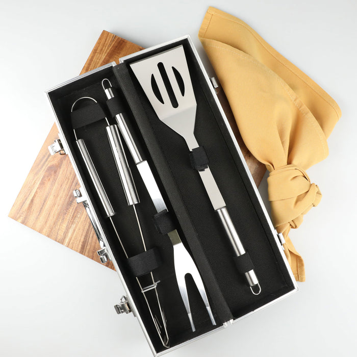 Personalised Engraved BBQ Utensils Gift Set