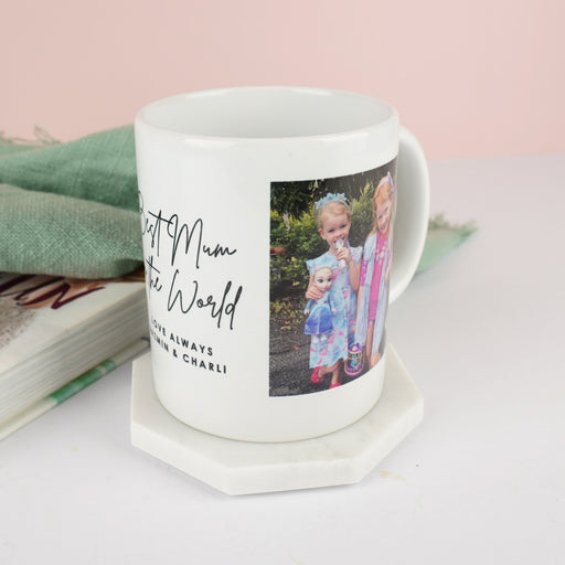 Custom printed ceramic mug featuring heartfelt design, a thoughtful gift for Mum or Nana to enjoy her favourite cuppa.