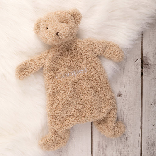 Personalised Plush Bear Comforter Toy
