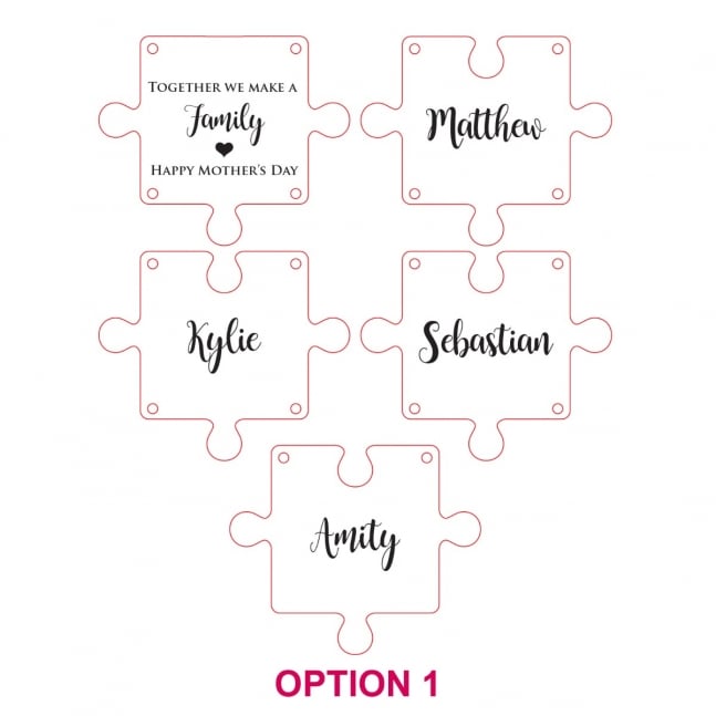 Mother's Day Puzzle Hanger