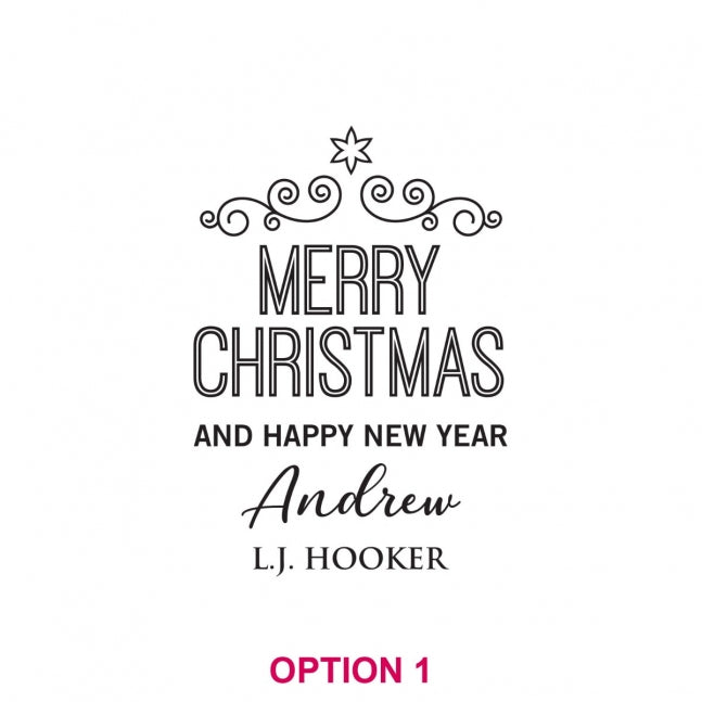 Personalised Christmas Engraved Corporate Sports Drink Bottle