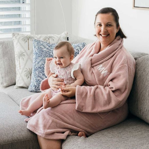 Custom embroidered Mother’s Day robe gift