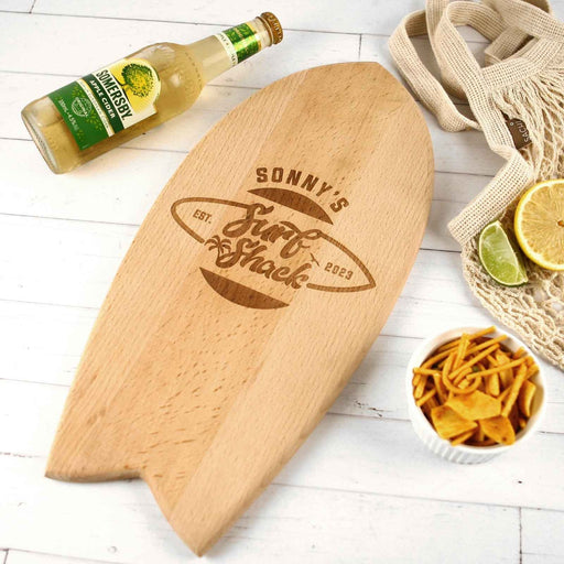 Custom Engraved Wooden Birthday Surfboard Home ware Decoration Present