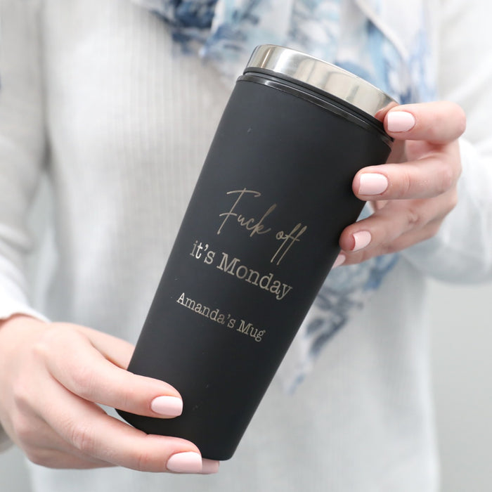 Everyone Hates Mondays Personalised Travel Mug