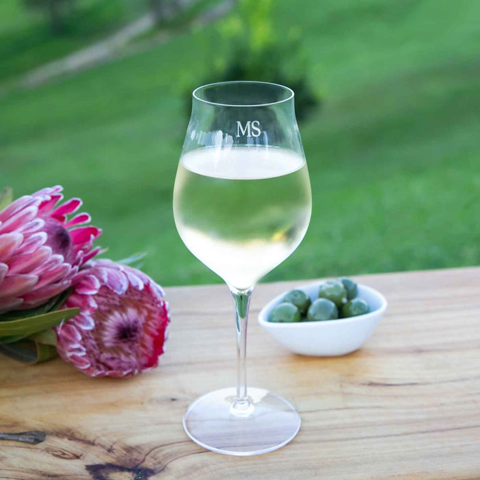 Personalised Engraved Classic Contour 350ml Wine Glass