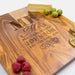 Personalised engraved "Mr & Mrs Surname" bride and groom wooden chopping board wedding gift 