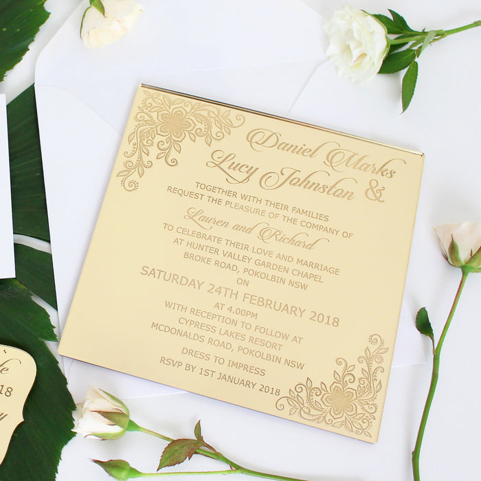 Wedding Invites - Acrylic vs. Wood