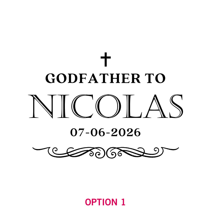 Printed Wooden Stained Wine Box Set