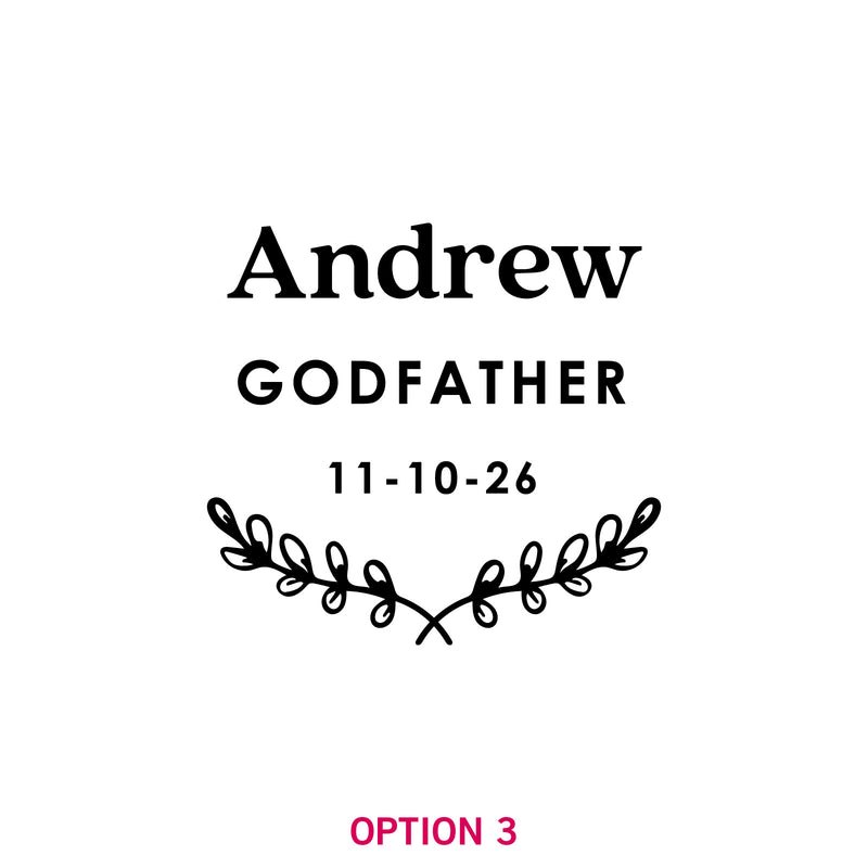 Printed Wooden Stained Wine Box Set