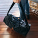 Weekend boat trip bag and towel combo with custom embroidery