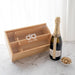 Twin wine gift box with optional red, white or champagne bottles, perfect for corporate gifting.