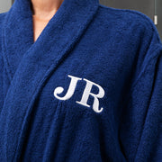 Comfortable relaxed fit women’s robe with custom monogram, ideal for birthdays or Mother’s Day
