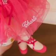Embroidered ballerina soft toy for birthday or special occasion