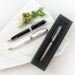 Twist ball pen with sleek design and black gift box – perfect personalised Christmas present