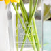 Personalised Engraved Flower Glass Vase Wedding Gift