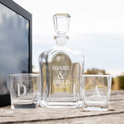 Best Man Wedding Gift Scotch Glasses and Whiskey Decanter