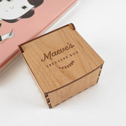 Engraved Wooden Christmas Keepsake Box