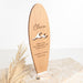 Custom Designed Engraved Wooden Surf Board Beach Wedding Place Cards