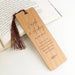 Personalised Laser Cut & Engraved Wedding Wooden Bookmark Place Card Favour Bomboniere