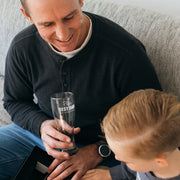 Father’s Day gift beer glass with premium black gift box