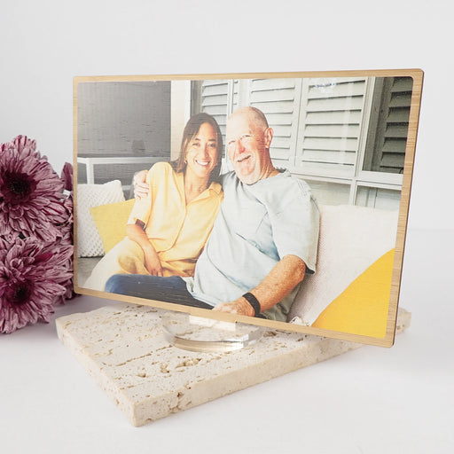 Personalised Professionally Photo Printed on Bamboo card in Full Colour