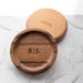 Personalised walnut wood trinket tray with engraved design for Dad