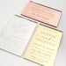Personalised Engraved Gold, Silver, Rose Gold Acrylic Wedding Save the dates
