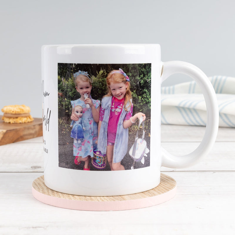 Personalised photo mug for Mother’s Day with custom images and heartfelt message