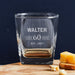 Custom engraved 295ml whiskey tumbler gift for 60th birthday