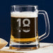 Custom engraved 500ml beer mug – the ideal birthday gift for a beer lover celebrating their 18th