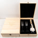 Engraved champagne glasses and keepsake box for 40th, 50th, 60th or 70th birthday