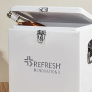Branded corporate cooler box with laser engraved logo
