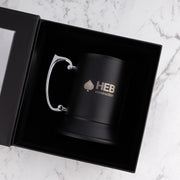 Custom metal beer mug with laser engraving and clear window gift box