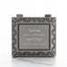 Custom pewter jewellery box for 1st, 18th or 21st birthday milestone gift