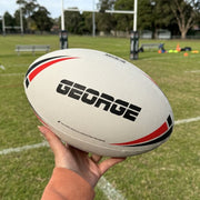 Steeden 2026 rugby league ball personalised with first name or surname