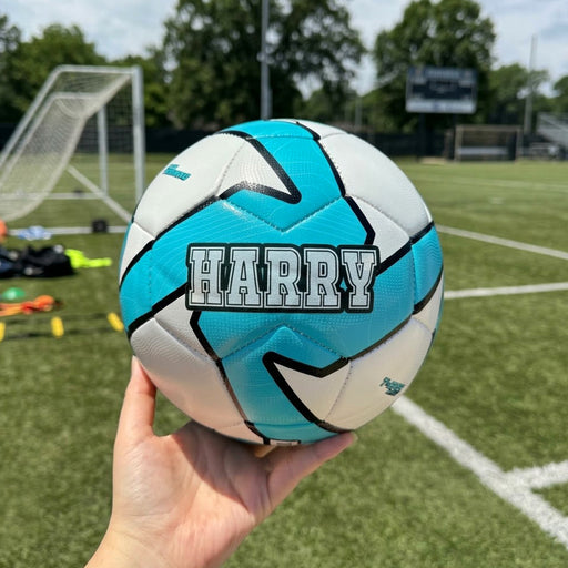 Personalised junior soccer ball for kids available in sizes 3, 4 and 5