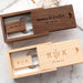 Engraved wooden USB and box for wedding or milestone photos