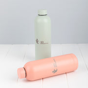 Personalised corporate water bottle gift in matte finish with logo engraving