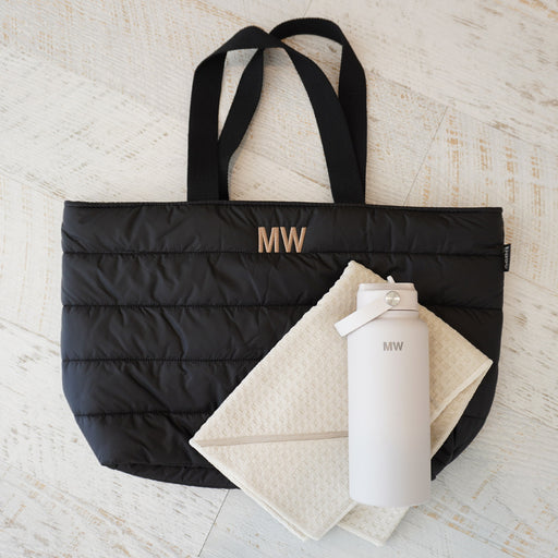 Personalised wellness value pack with tote bag water bottle and gym towel