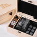 Custom engraved whiskey box and glass set, perfect for Christmas, birthdays, retirement, or just because gifts.