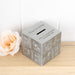 Personalised pewter effect money box engraved for 1st birthday with name and date