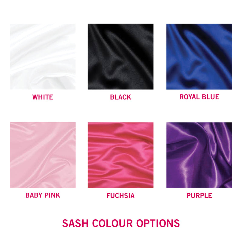 Sash Colour Options