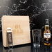 Father’s Day Gift - Wooden Beer Glass Set with Personalisation