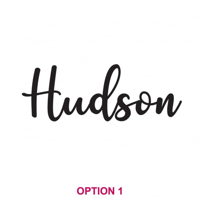 Laser Cut Acrylic Nursery Name Plaque