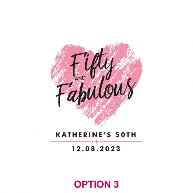 Printed Birthday Glass Coasters