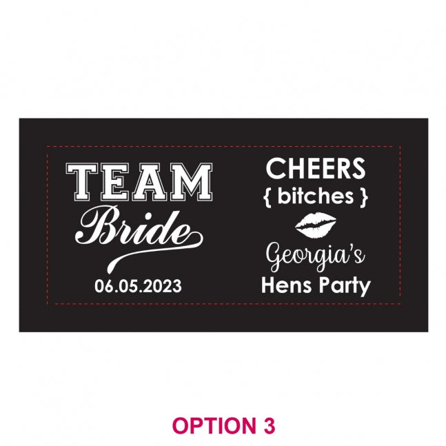 Hens Party Stubby Holders - 1 Colour Print