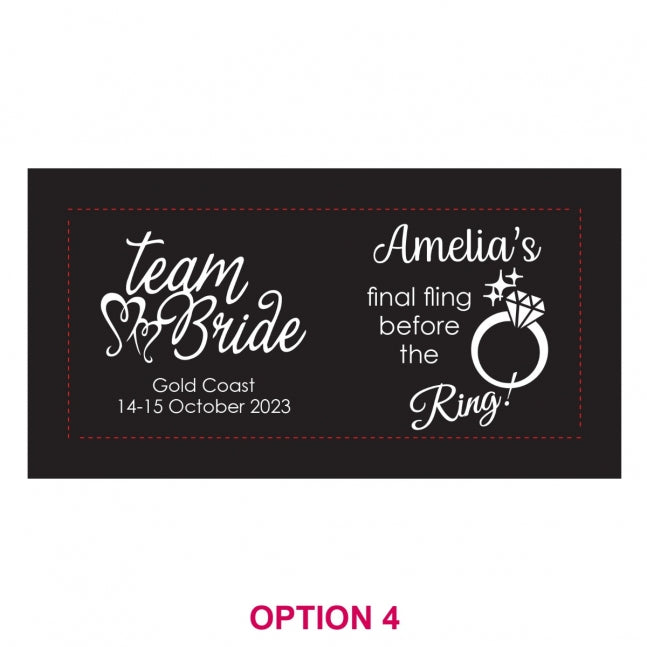 Hens Party Stubby Holders - 1 Colour Print