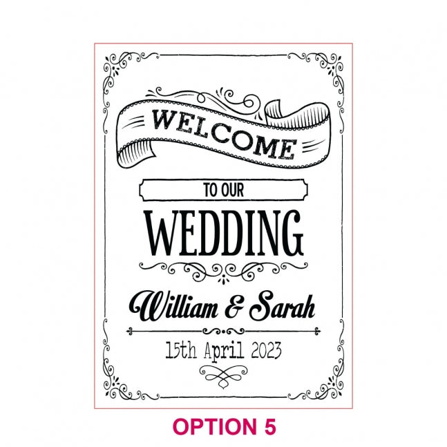 Printed A1 Size Wedding Welcome Sign / Wedding Seating Chart